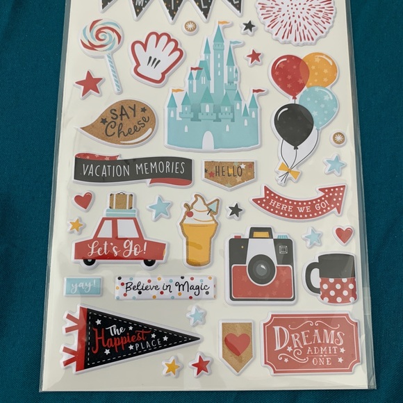 Echo Park Remember the Magic Puffy Stickers - Picture 2 of 2